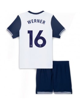 Tottenham Hotspur Timo Werner #16 Heimtrikotsatz für Kinder 2024-25 Kurzarm (+ Kurze Hosen)